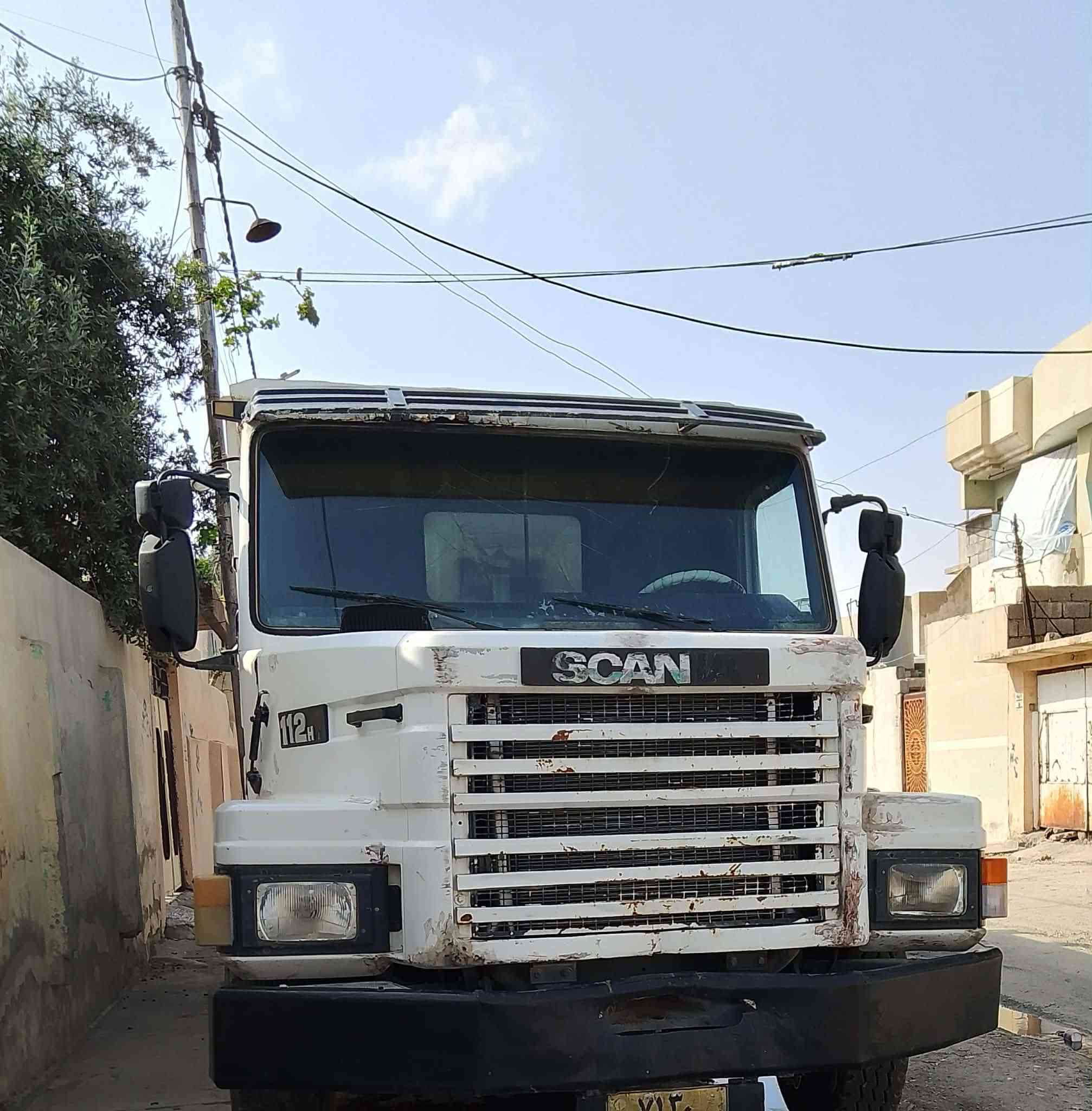 سكانيا 112 رقم سليمانيه قديم
السعر 120وبيها مجال 
***********
