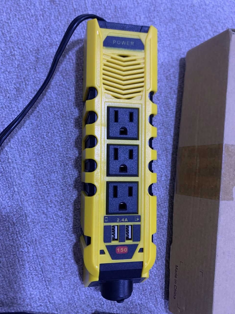 محول ١٢ فولت لل ١١٠ فولت و منافذ شحن 
ب١٠


**إذا كنت صاحب هذا الإعلان وتريد حذفه لأي سبب، رجاءا أرسل رسالة إلى الدعم الفني**