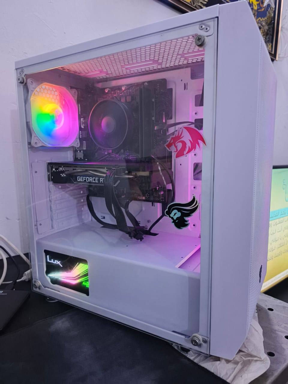للبيع كيس
حاسبه جديده
مستخدمه شهرين فقط

CPC.  i5 10400F
GPU RTX2060 12G
M.b H510
RAM: DDR4 16GB   MHz3200  
SSD128+HDD 1T
POWER SUPPLY W600 RGB
سعر 630 وبي مجال بسيط 
مكاني بغداد  شعب 
رقم ***********
