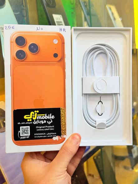 ❤️‍🔥❤️‍🔥 عرض نهاية السنه ❤️‍🔥❤️‍🔥
أيفون17 برو ماكس تك سيمكارت  ذاكره 256 بطاريه 100 جديد بعده ممبدل بي شي مع ضمان 5 ايام نضافه 100‎%‎ كامل ملحقاته اعتبره فاتحه بيدك من الكارتونه وتر بروف عل حاسبه كله نورمل السعر مليون و850 الف  
 بغداد البياع شارع 13 مقابل الحمام مال البياع مركز الريس للموبايل مجاور مكتبه ميم

0772 261 5847
