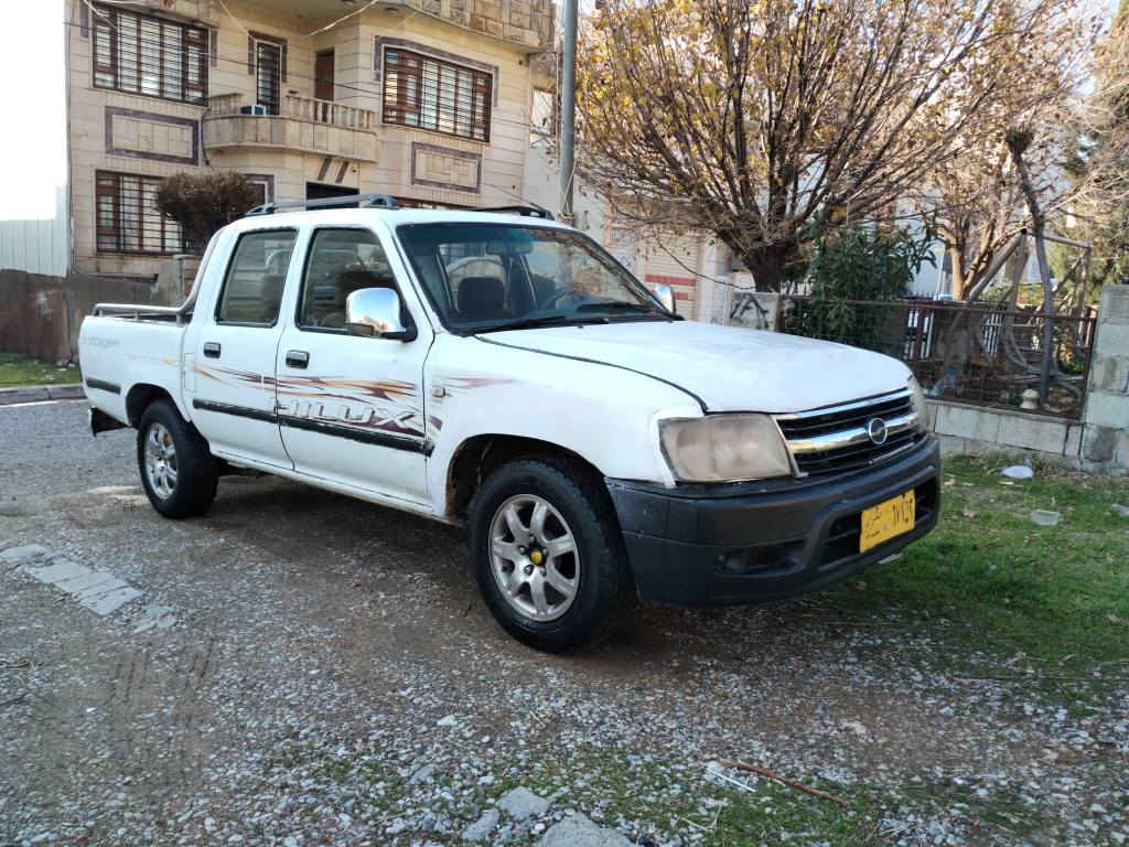 ئەم پیکابە بۆ فرۆشتن 
ئەدمیراڵ 2005 
مەکینەی بەخاخ   4y
گێڕ و مەکینە و ئەکسلی بەشەرت 
ئاڕمی پلاستیکی سلێمانی بەشەرتی ئەوەلیات
ناو دەری زۆر جوانە 
تەرجیل و مکبەرەی تازە
ویل کەپ
کارەبای مەزبووت 
سەیارەکە زۆر مەزبوتە و ماڵی کەسابەتە 
نرخی 32 گەڵا و معامەلە 
شوێن  سلێمانی 
تکایە نامە مەنێرە مشتەریت تەلەفون بکە بۆ خاوەنەکەی 
***********

***********   ....... السليمانية, العراق
