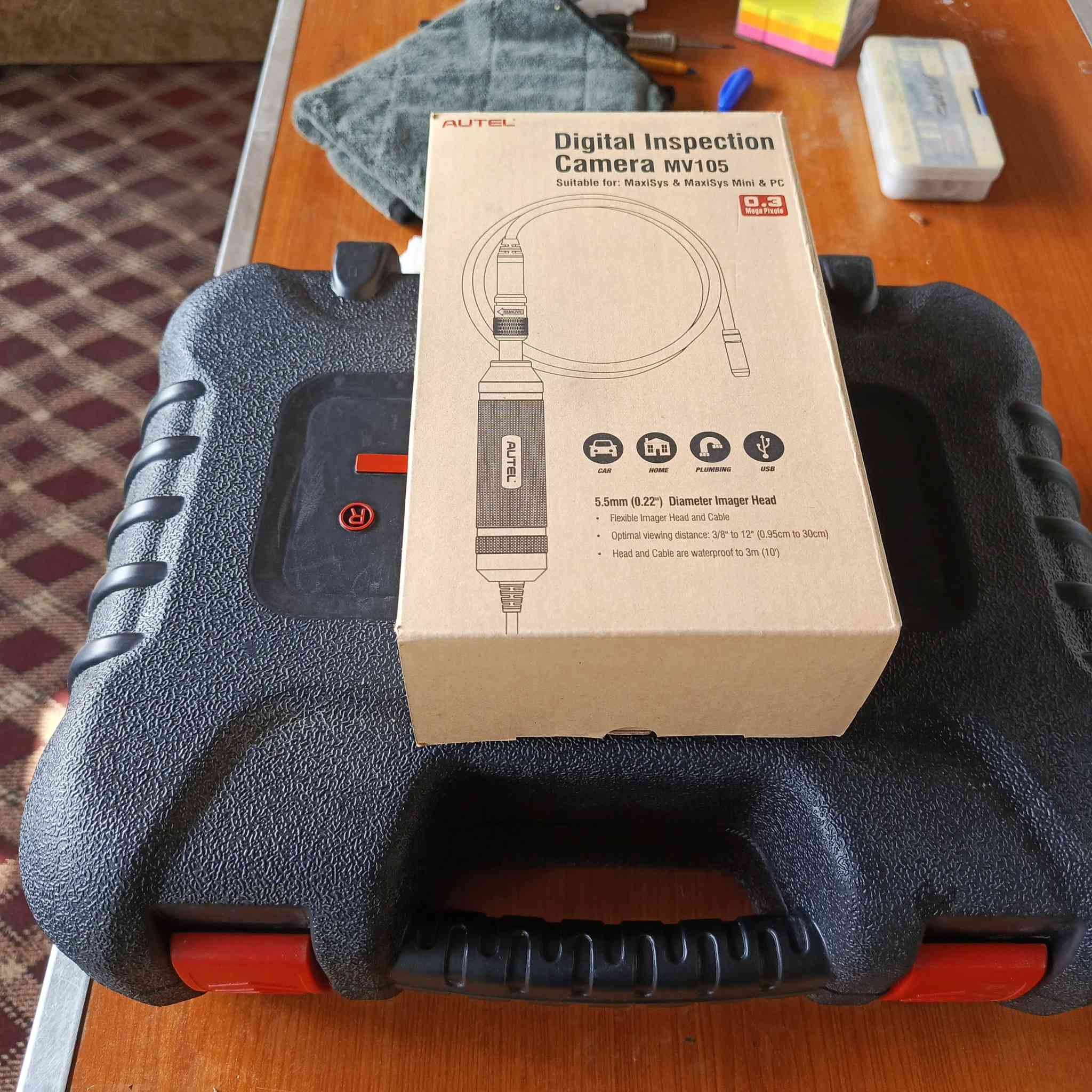 جهاز اوتيل Autel 906pro
تحديث ينتهي شهر 10/2026
الجهاز مع كاميرا 
استخدام قليل جداً مع كامل ملحقاته
السعر 
11ورقه قفل 
***********
النجف الاشرف
