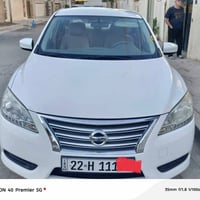 نيسان سنترا ٢٠١٨خليجي ابيض رقم اربيل مميز  بيها ٣مكانات بارد  ورشه خفي...