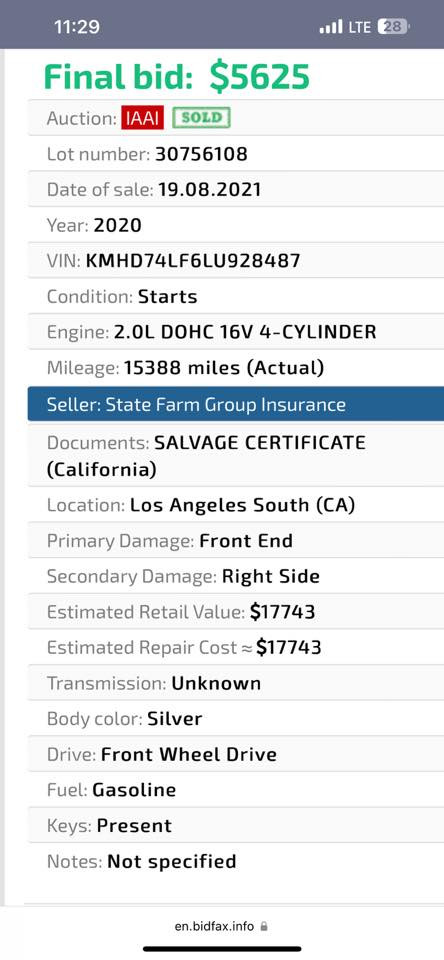 لسلام عليكم
النترا للبيع 2020 وارد امريكي حادث جاملغ وبنيد بدون دواخل صور الحادث والسونار موضحة 
رقم اربيل بأسمي تحويل مباشر
مواصفات 
شاشة كامرة. رادار جانبي. تبريد بيانو. شاشة اعطال. وباقي المواصفات العادية المعروفه 
مكينه 2000 دوش بلادية
كير CVT بلادي 
تبريد 
صدر امامي خلفي جاهز 
مابيها اي نقص وجاهزة من كلشي 
السعر  ١٣٥
للأستفسار ***********
المكان بغداد / بغداد الجديدة المعلمين
