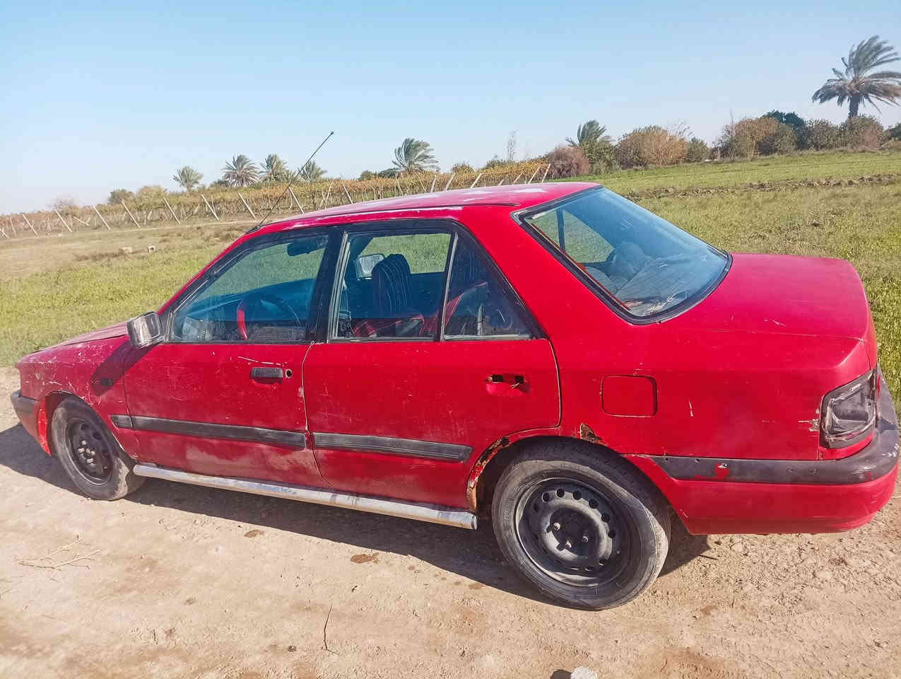 سلام عليكم للبيع مازدا موديل 91كير ومحرك خير من الله صدر تخم تاير محرك لا تنقيص ولاتبخير سنويه ألماني أر تريد تحويل تريد وكاله سيارة خير من الله مكان سيارة صلاح الدين سامراء ناحية المعتصم رقم الهاتف ***********سعرر 17وبيها مجال
