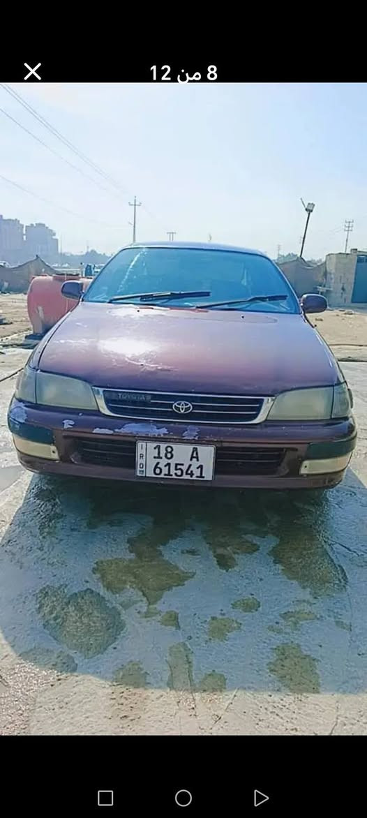 من رخصة الأدمن السلام عليكم كرونا نفخ 94 سنويه بأسمي رقم بابل دولي محرك 1800 كير اوتوماتيك تبريد شغال دواخل حلوه سياره جاهزه مكاني نجف *********** مشروع وطني النجف, العراق
