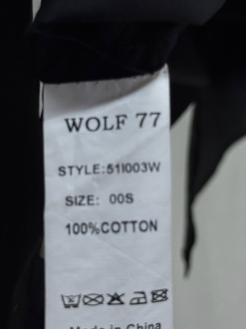 قميص ماركه(WOLF 77) 
القياس  S
النظافه 💯/💯  

يوجد توصيل 🚚 (بغداد -محافظات )
☎️رقم الهاتف :***********

للحجز -دايركت
