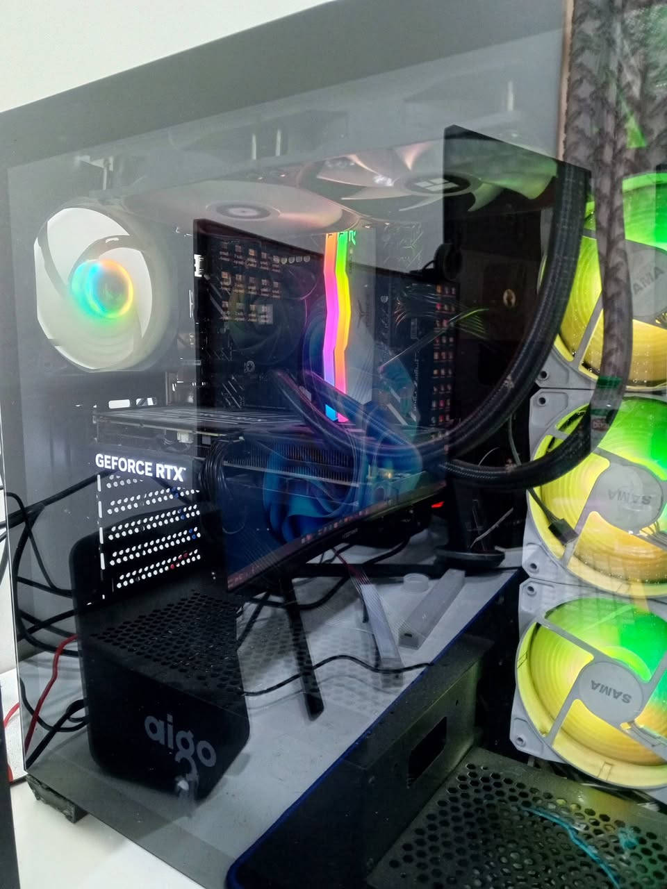 سلام عليكم 
كيس للبيع مواصفات 
CPU i5 13400f
GPU RTX 4060 ti 8g 
M.B H610 ASUS PRIME 
RAM 16g 8*2 3600 DDR4
M.2 1TB 
P.S 650w 
COLR 240m
يوجد توصيل ❤️ 
سعر 1250 قفل 
مليون و250 قفل قفل ❤️


**إذا كنت صاحب هذا الإعلان وتريد حذفه لأي سبب، رجاءا أرسل رسالة إلى الدعم الفني**