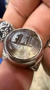 دره قديمه • خط كوفي • لفظ الجلالة