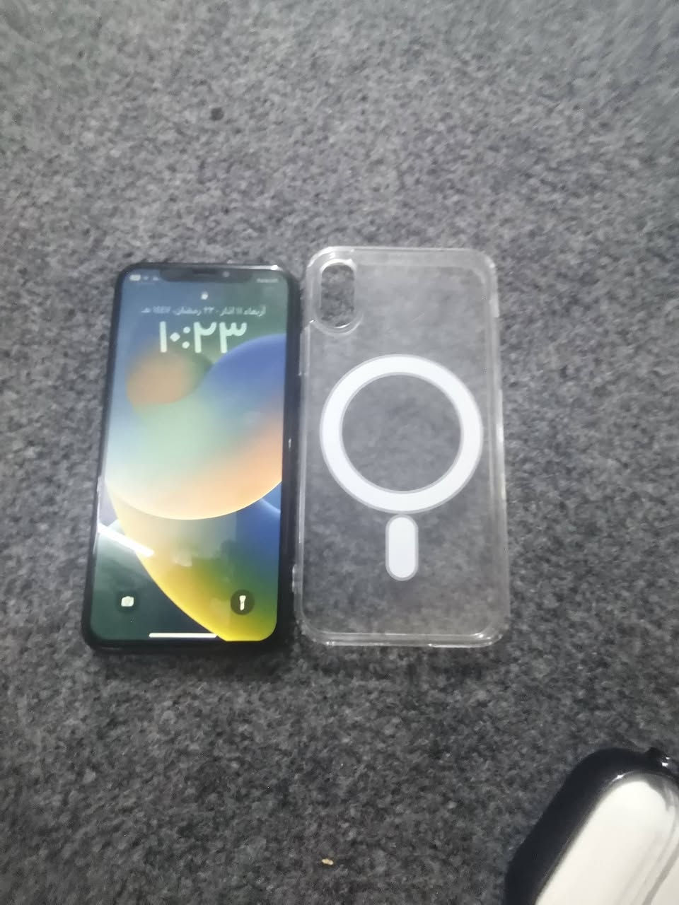 سلام عليكم ايفون اكس عادي ذاكرته64مبدل شاشه اصليه وبطاريته 100سعره 150وبي مجال مكاني بغداد الشعله حي الجوادين هاذه الرقم ***********  معه مراوس ابي جهاز
