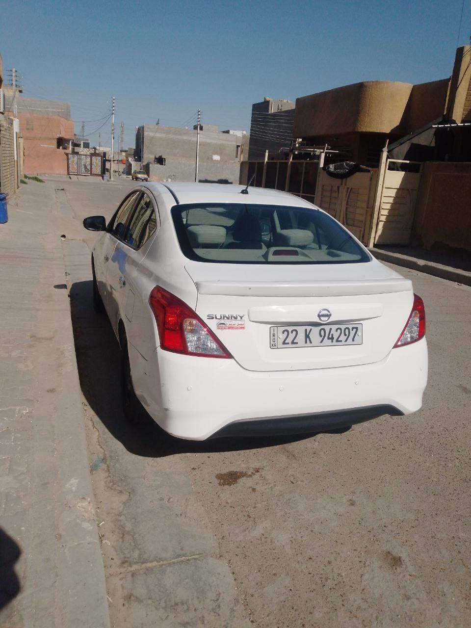 نيسان سني مصري مكفولة موديل 25 ماشية 35 سيارة مكفوله وجديده رقم اربيل دولي السعر 118 رقم ***********
