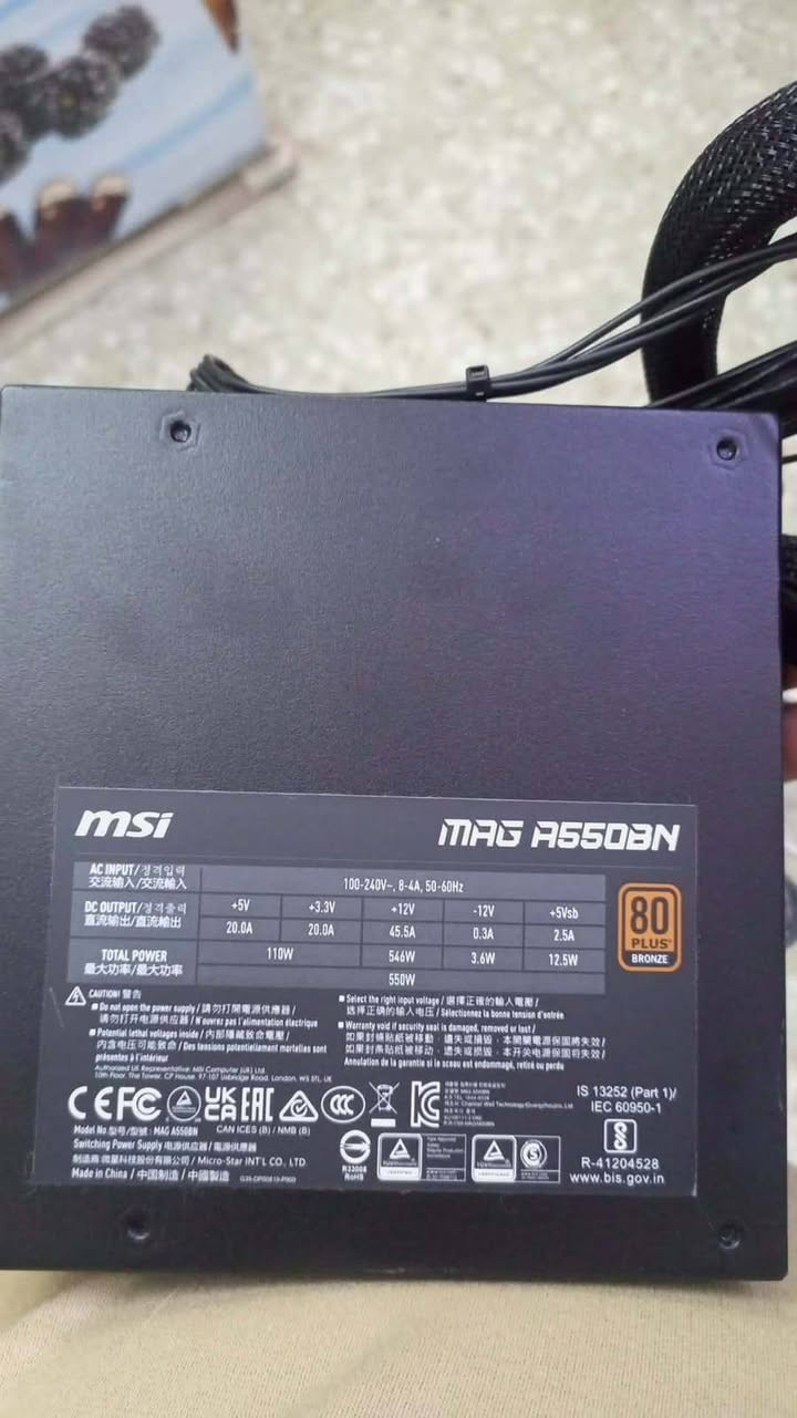 سلام عليكم
حاسبة للبيع pc game 
مواصفات:

معالج: i7 8700k
مبرد: deep cool RGB 
مذربورد: gigabyte aorus gaming 7 RGB 
رام : 16GB
تخزين : Samsung m.2 256
كارت شاشة : Intel HD 630
بورسبلال: MSI 550 w
ماوس RGB 
كيبورد 
شاشة نحيفة lcd
تشغل العاب هواي من ضمنها 
Gta v جزء الخامس 
VALORINT 120 فريم
 ببجي موبايل 120 فريم على اعلى اعدادات 
وهواي بعد كوم العاب 
 
سعر ((650 الف ))
شباب هاي موصفات عالية اذا تجمعها جديد تكلف فوك مليون سعر كلش مناسب


**إذا كنت صاحب هذا الإعلان وتريد حذفه لأي سبب، رجاءا أرسل رسالة إلى الدعم الفني**