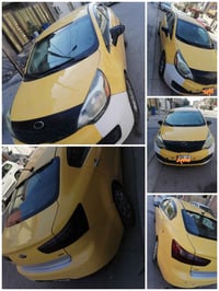 للبيع  كيا ريو مضلع ٢٠١٤ رقم بغداد نكليزي مصفره غرامات هيئه سنويه جديد...