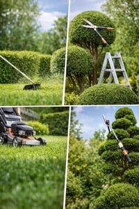 ⚜️قص الثيل والياس والديدونيا⚜️ 📢يتوفر📢 🔴تقليم الياس والديدونيا بمنشار ...