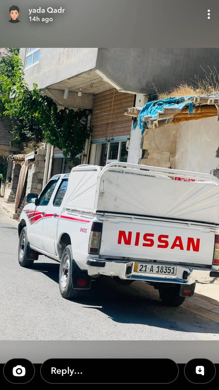 نیسان ٢٠٠١ تەبریدو پاوەر سەقف وشانی هیچی پێوەنیە
رەقەمی تازەیەگێرو مەکینە بەشەرت نرخی ٨٠وەرەقە و  شوێن قەڵادزێ کەمێک مجال ژموبایل *********** رانية, السليمانية
