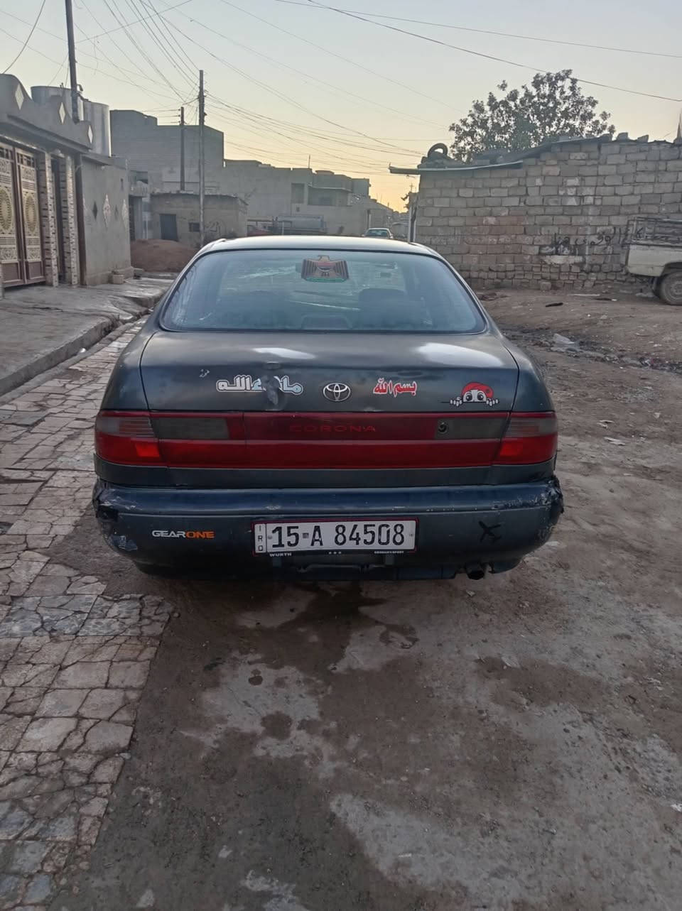 تيوته فرخ بطه موديل92محرك18كير توماتيك محرك بي نفخ كير شرط شرط الوكاله ولتحويل سنويه جديده رقم جديد طخم تواير جديد جامات كهرب  وايرمنيه كلها شغاله السعر34 وبيها مجال مكلف بلنشر خابر صاحبها ***********كورك
0773851872اسيا
