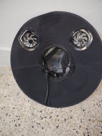 شفقه صيفيه بها مراوح 2 تشتغل عن طريق الشحن وعن طريق الطاقه الشمسيه الس...