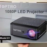 متوفر داتا شو واي فاي بلاتوث ماركه TOPTRO:X1 500 ansi عمر العدسه 15000...