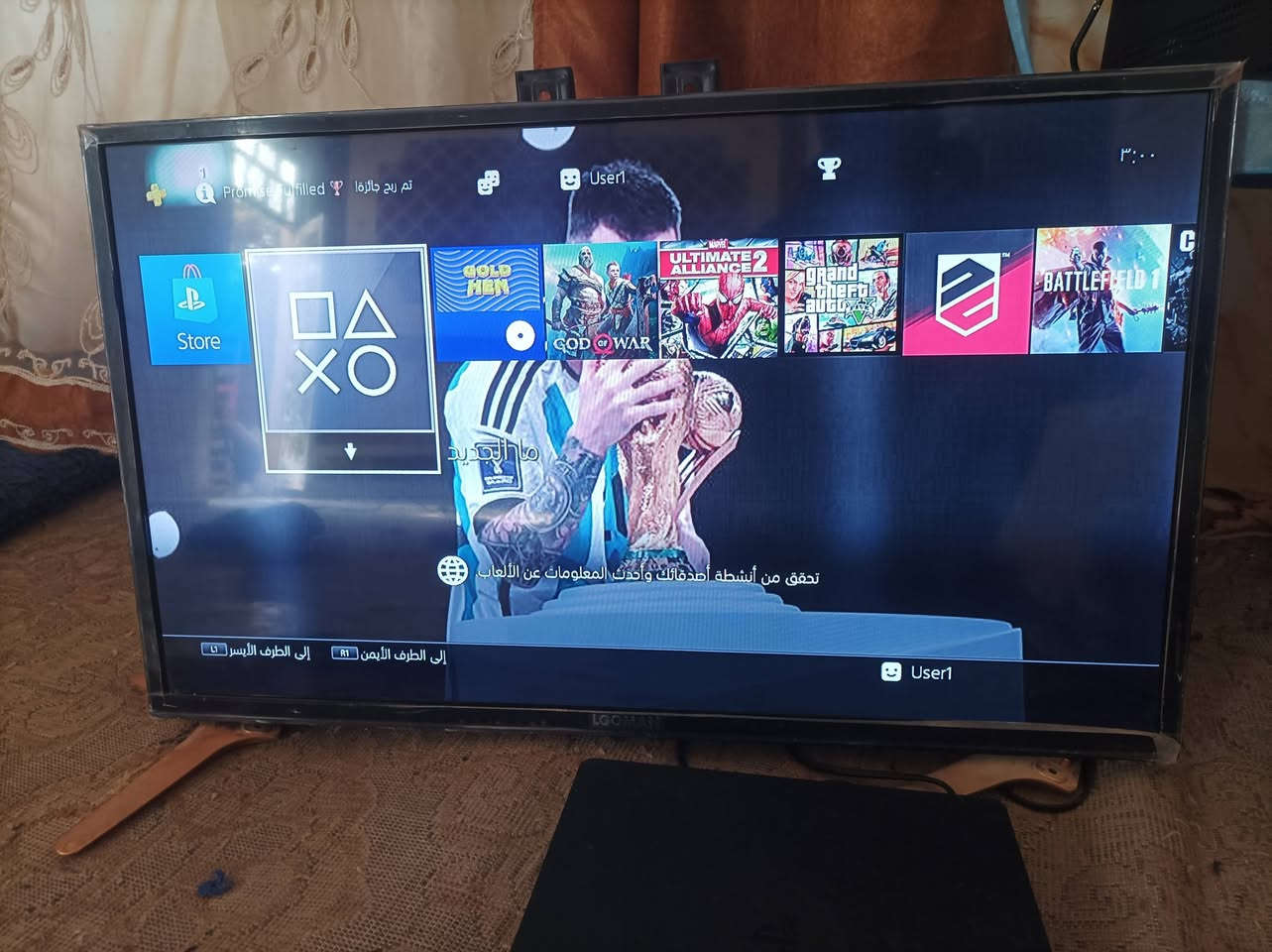 بلي 4 سلم تريده مهكر اتريده قرص نظام التهكير 11.0 مع شاشه حجم 32 ام الانترنيت مع ي بي اس كلهن جدد نضافه 99 تريد كلمن بسعر تنباع اتريدهن كلهن سوه ماكو شكال عنوان ديوانيه قضاء غماس سعر خاص متواجد ع فيس و ع واتساب هذا رقمي ***********
