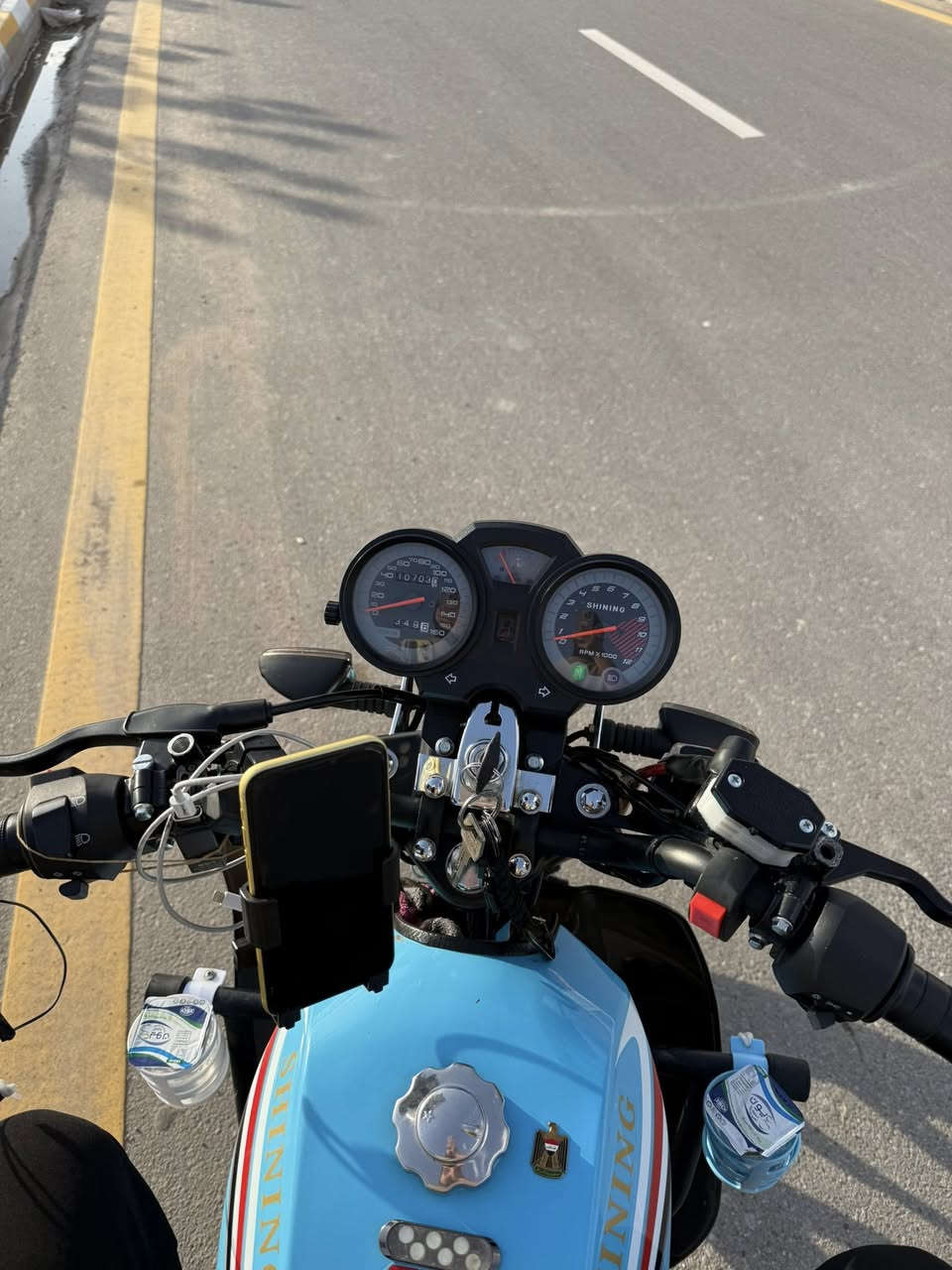 دراجه شاينك موديل. ٢٣  طالعه ب  ٢٦. رقم نكليزي. ثاني يوم تحويل.       مكفوله دراجه برغي مامبدل بيه
رقم ***********
