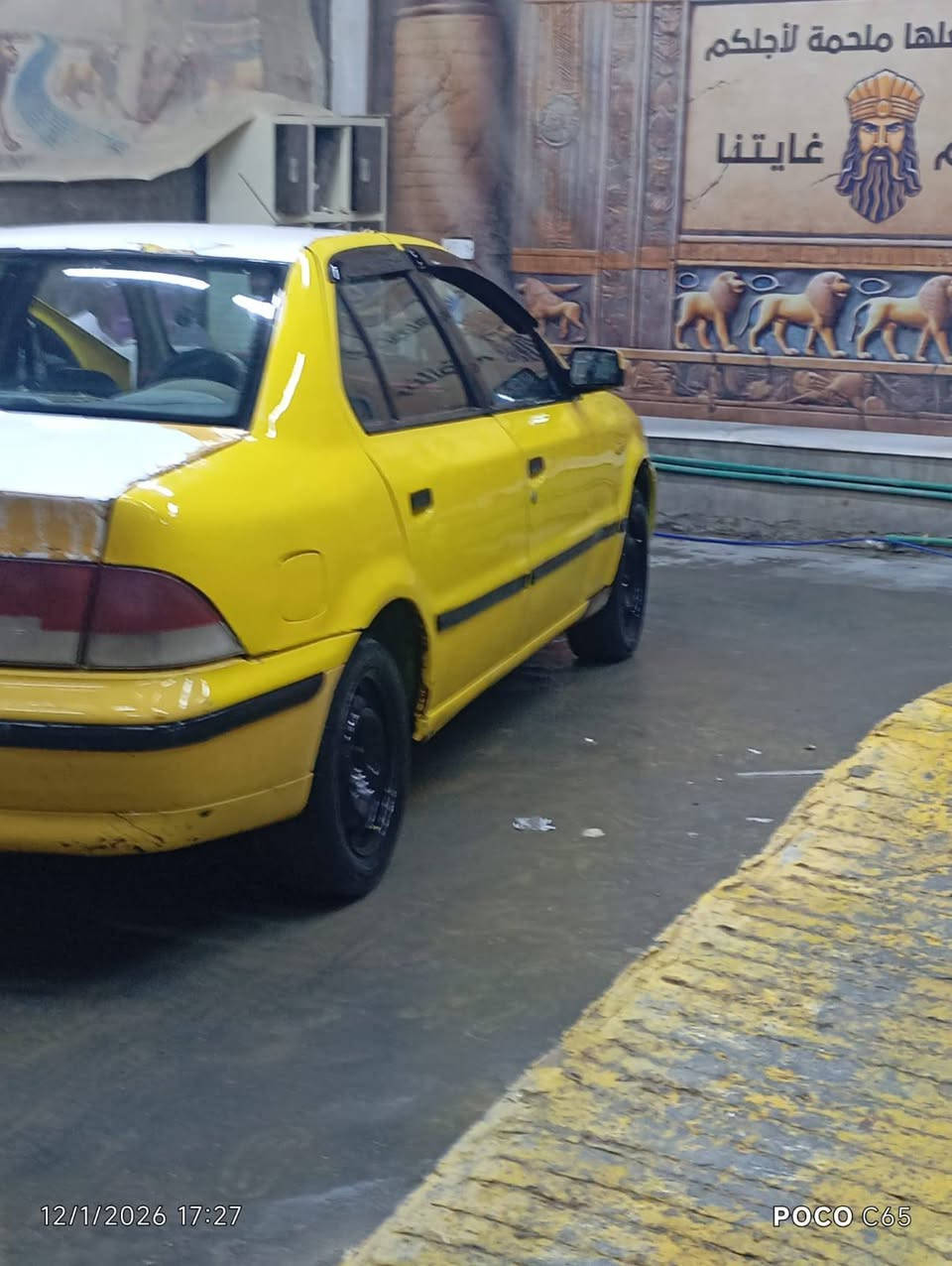 السلام عليكم سمند مديل ١٠ للبيع سنويه لل 29 بسمي هيئة وغرمات مصفره كير ومكينه مكفولات تبريد ثلج حداديه 75% داخل أسود مداشم رقم بغداد ظربته جاملغات وره كهربائي كله شغاله مكان سياره حله مركز مدينه سعر 22 وبه مجال قليل رقم (***********//***********)
