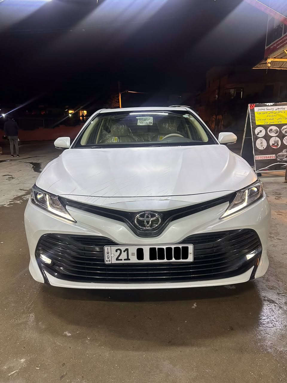 تويتا كامري فول فول مواصفات GLE
موديل 2020 صدفي فول واحد على واحد
مكفولة سيارة لا صبخ لا ضربة لا تعديل لا 

رصعة  ابشرط كلشي جديدة كلش ✅
ماشية 63 الف حقيقي دعامي للدعامي ابشرط

رقم سليمانية و مكانها سليمانية ✅
سيارة مال جناي و ابشرط تحويل و غرامة ✅

( سلايد - كشن كهرباء - حاسة امامي و خلفي - سيستم حساسا باركينگ - شاشة و كاميرا - تحديد سرعة - تحكمات استيرن - بريك بصمة - اوتوهولد - ٢ بصمة بلادي - تخم تواير جديد - مرايات ينوم - بلاجكتور ليد - باقي مواصفات ) 
*********** للسعر خابرني …
