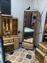 غرفة نوم تركي مودرن جديده جدا بعدها بلايلونها  استعمال  قليل جدا غرفة ...