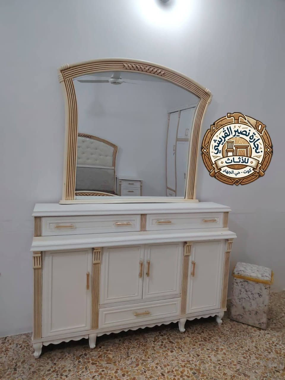 نجارة نصير القريشي للأثاث
 احدث التصاميم 👍
🔴غرفه تزكام درجه اولى شغل عراقي 100%🔨
🔴اصباغ حراريه حسب طلب الزبون 

العنوان. كوت حي الجهاد شارع النجارين معرض نصير القريشي ابو ضياء للإستفسار*********** ☎️
