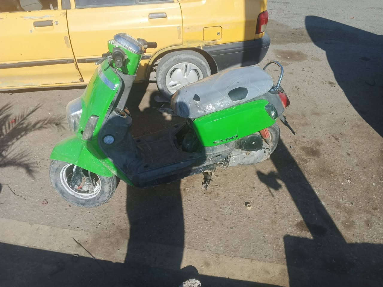 بوليس مسطره موديل 2013 صار لها اقل اسبوع من مجفته سعر 400 وبيها مجال ***********
