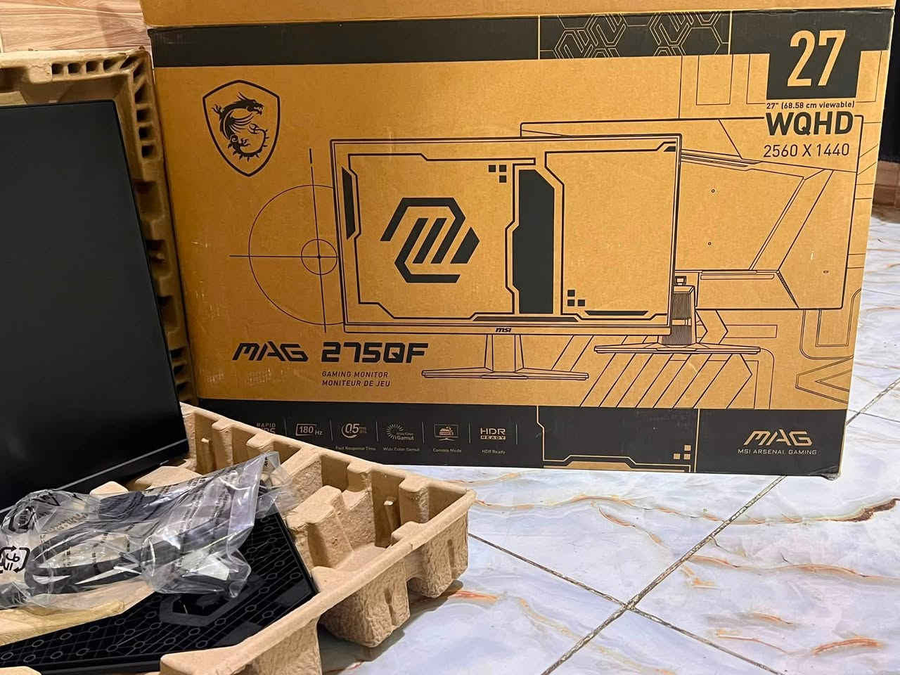السلام عليكم شاشة كيمنگ MSI  27 2K 180HZ
للبيع

استعمال شهر ونص بعدها جديدة كامل ملحقات

سعرها ٢٠٠ بيها مجال بسيط متوفر توصيل كل المحافظات مكاني كوت مركز المدينة تواصل *********** واتس

