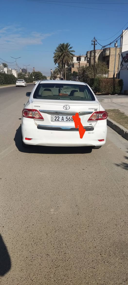 سلام عليكم كورلا 12 خليجي صبغ قطعه واحده الباقي بلاد ابيض الون محرك 1800 vvt.رقم الهاتف ***********
