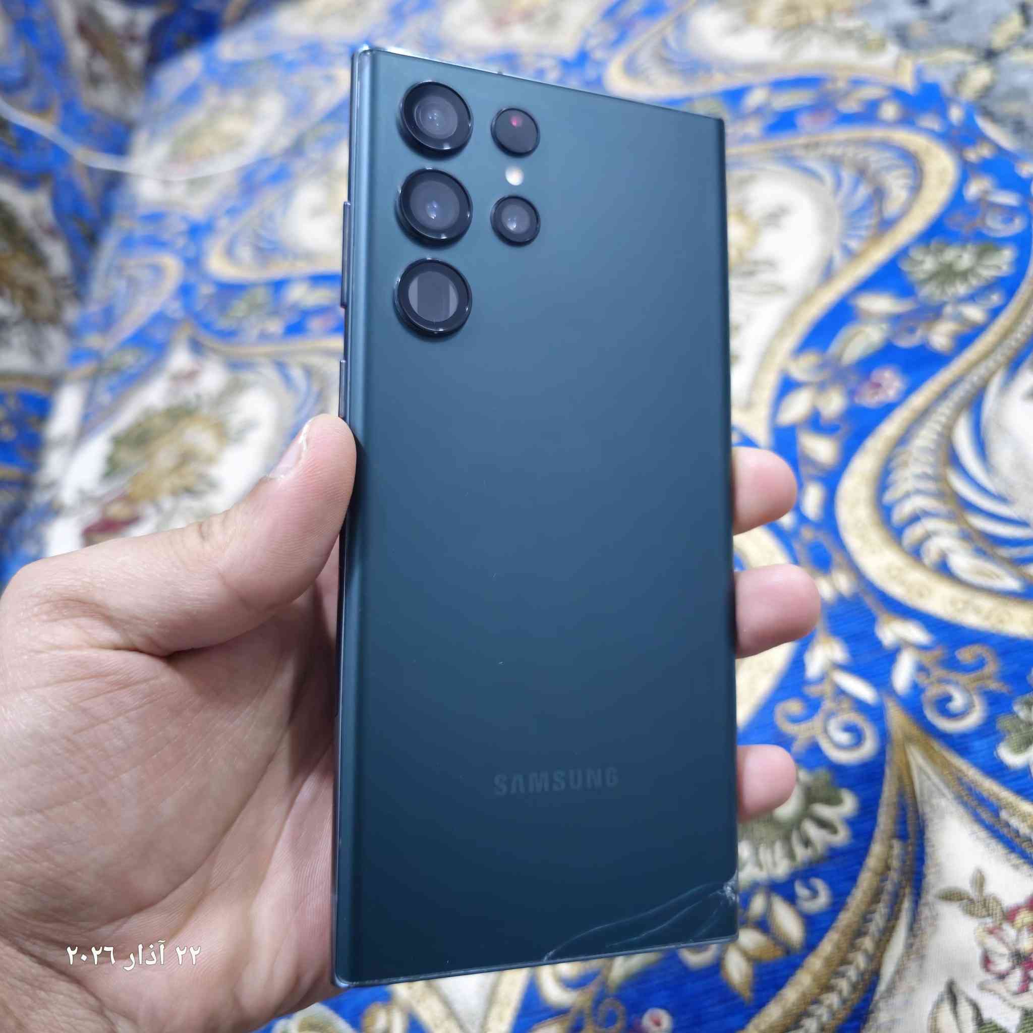 سامسونك s22 الترا 5G شريحتين ذاكرة 512
الجهاز نظيف جدا بيه فطر بسيط بالظهر ما مأثر على الجهاز
 الجهاز نسخة رسمية اصلي لا مفتوح ولا مصلح ولا مبدل بيه شي نهائيا شريحتين ذاكرة 512 والرام 12 
بدون ملحقات فقط كفر حماية
ملاحظة الجهاز أمريكي 5G النسخة الرسمية يدعم اللغة العربية مو مال بالة ابو الشريحة الوحدة
السعر 650 الف 
عنواني البصرة 
***********
