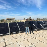 من بغداد – منطقة الرضوانية قامت سما بغداد للطاقة الشمسية بربط منظومة ط...