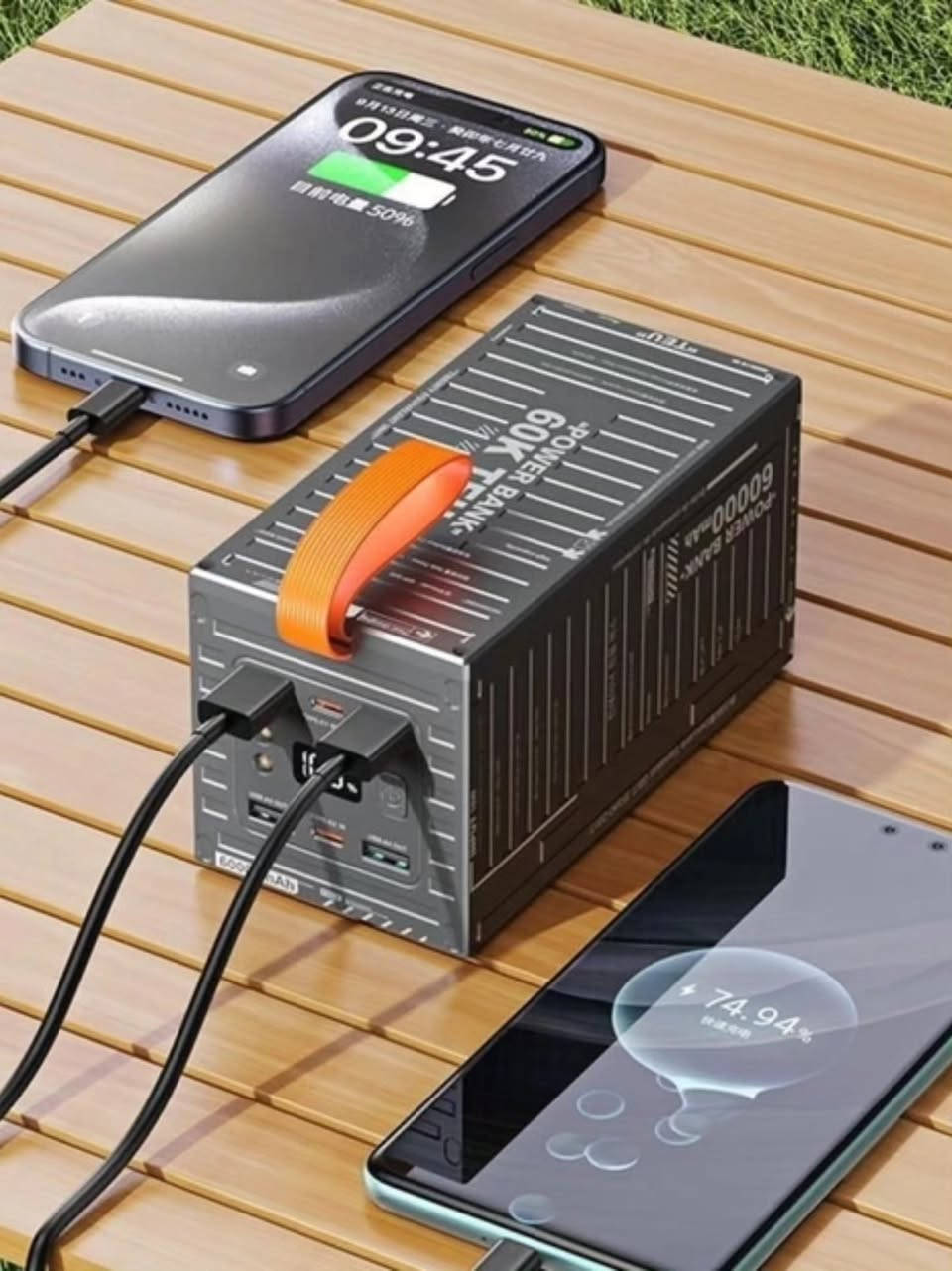 باور بانك (شاحن متنقل) من نوع IRANGE طراز IR-D138.
السعة: تبلغ سعة البطارية 60,000 مللي أمبير في الساعة.
الشحن السريع: يدعم تقنية الشحن السريع بقوة 22.5 واط.
التوافق: يدعم بروتوكولات شحن متعددة مثل PD3.0/2.0، QC3.0/2.0، HW FCP/SCP، و SAM AFC.
المنافذ: يحتوي على شاشة رقمية لعرض مستوى الشحن وعدة منافذ USB لشحن أجهزة متعددة.

متوفر توصيل جميع محافظات العراق

#خدمات_اهلنا
#العراق 
#باوربانك
#كركوك
#كركوك_حي_النصر


**إذا كنت صاحب هذا الإعلان وتريد حذفه لأي سبب، رجاءا أرسل رسالة إلى الدعم الفني**