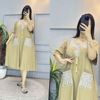 دشداشة كشمير • مطرز • مقاسات 2XL-5XL