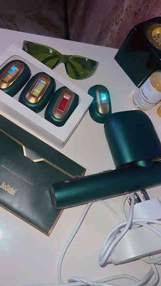 بنات ليزر منزلي من بوسايدن جدا فعال و نظام العمل مالته بتقنية حديثة تخليه اقوى من كثير من الاجهزة المنزلية لان يعمل بتقنية opt بعده جديد بالباكيت مستخدمته مره وحده 
السعر 250 وبي مجال 
للتواصل ***********
