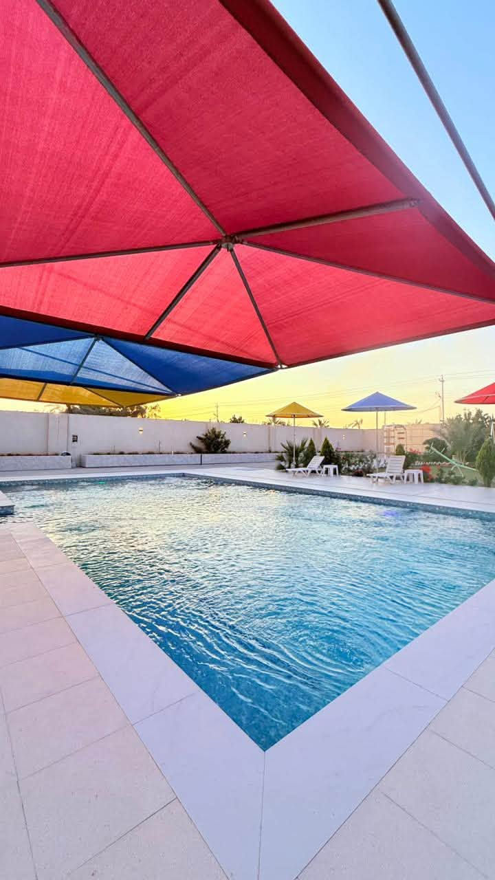 مزرعة هبي لايف 🏡🏝️
يتوفر كافة وسائل الراحة😊
🔹مسبح كبير🏊🏻
🔹مسبح صغير🏊🏻‍♀️
🔹غرفتين نوم وصالة كبيرة مكيفة🏘️
🔹مطبخ داخلي  و مطبخ خارجي 🥘🍚
🔹شواية سمك و كافة ملحقاته🍖🍗🍢🍡
🔹مراجيح🎡⛱️مع العاب للاطفال 
🔹منضدة 🏓 
🔹فيشة 🕴🏻🕴🏻
🔹سماعة دي جي🎤🎼🎷🕺🏼💃🏻
🔹شبكة انترنت 📶
🔹كهرباء 24 ساعة🚨🔌💡🖥️📺

📍موقع المزرعة صلاح الدين قضاء بلد

للحجز اتصل☎️📞
‏***********
