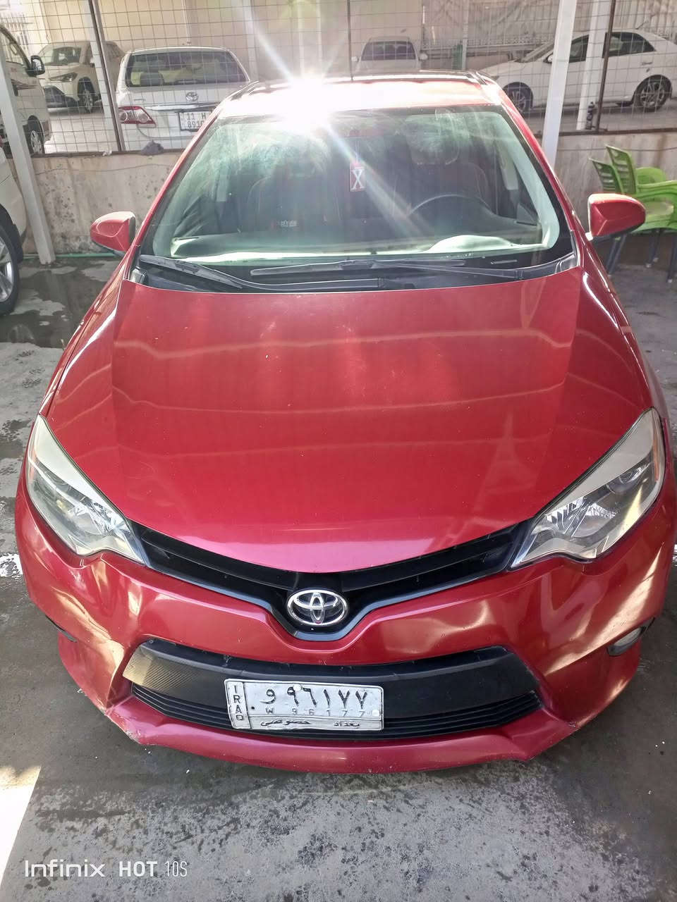 السلام عليكم 
كورلا2014
وارد امريكي،محرك 2000
كير محرك شركه مامفتوحات 
حداديه اماميه خلفيه جدا ممتازه تخم تاير جديد تبريد منضومه شركه 
لا يت زنون،
فول تحكم ستيرن 
شاشه وكامره 
ويل كب،السياره،،،،،،،،،،فقط الجاملغ الخلفي،صبغ،والجنطه،مرشوشه،،،،
حادث جدآ بسيط،،،،وموجوده صور الحادث ....

...السعر120.....
إتصال 
***********
***********
