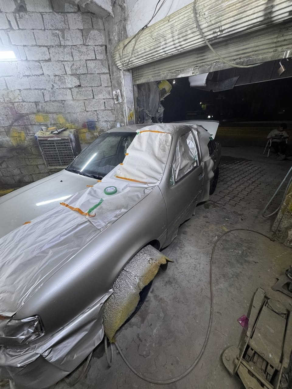 ورشة النجوم للصباغة يوجد لدينا تبديل قطع غيار  جميع أنواع السيارات + صبغ جميع أنواع السيارات و الألوان 
عنواني كركوك حي عسكري جسر حصو ورمل ***********
