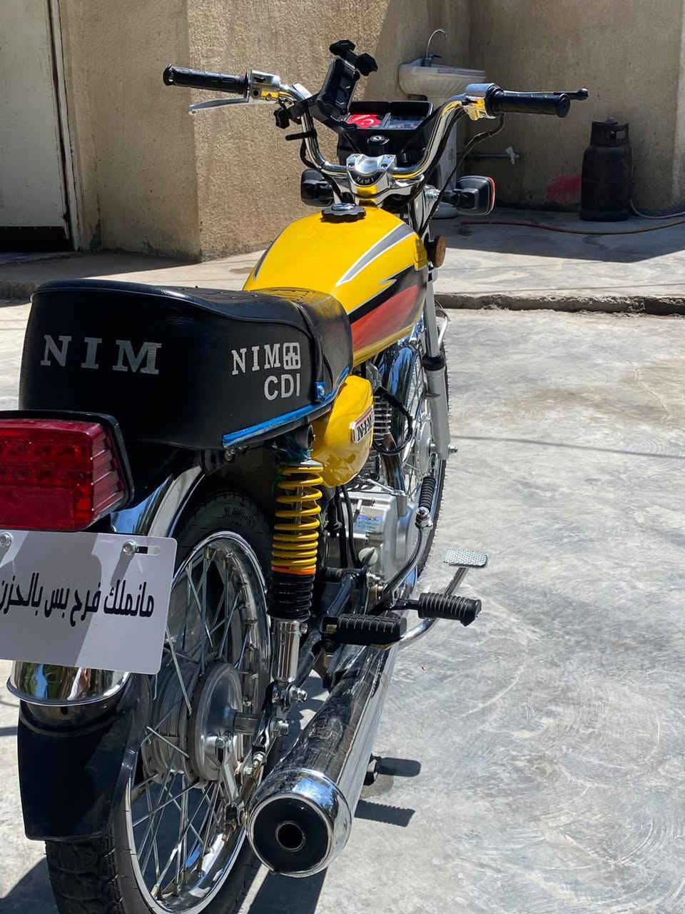 سلام عليكم شباب عندي دراجه نامه متياز موديل ٢٠٢٧ سكنر  دراجه خير من الله مصار شهر بل شارع دراجه مكفوله مكان ديالى خالص الاستفسار  ***********
