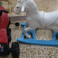 للبيع اب25ثنينهن بايسكل مال اطفال نضيف وحصان يتمرجع نضاف  هاذ رقم للتو...