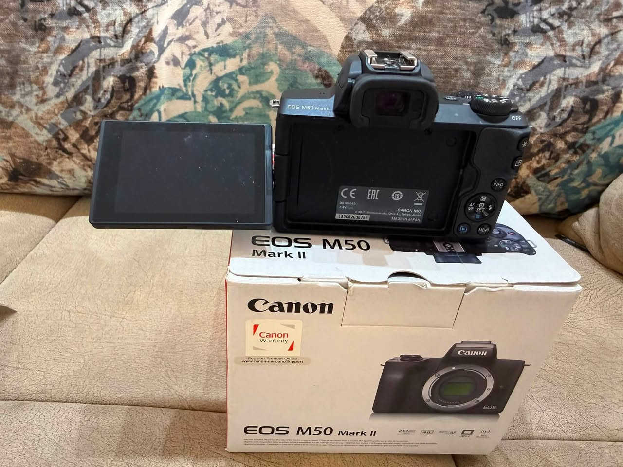 Canon m50 mark ii
اخت الجديد مع كامل الملحقات الاصليه 
ضملن الفحص والتشغيل 
السعر :- ٦٥٠ الف 
للاستفسار :- ***********
العنوان :- بابل - الهاشميه 
نوصيل متوفر الى جميع المحافظات 🛑

