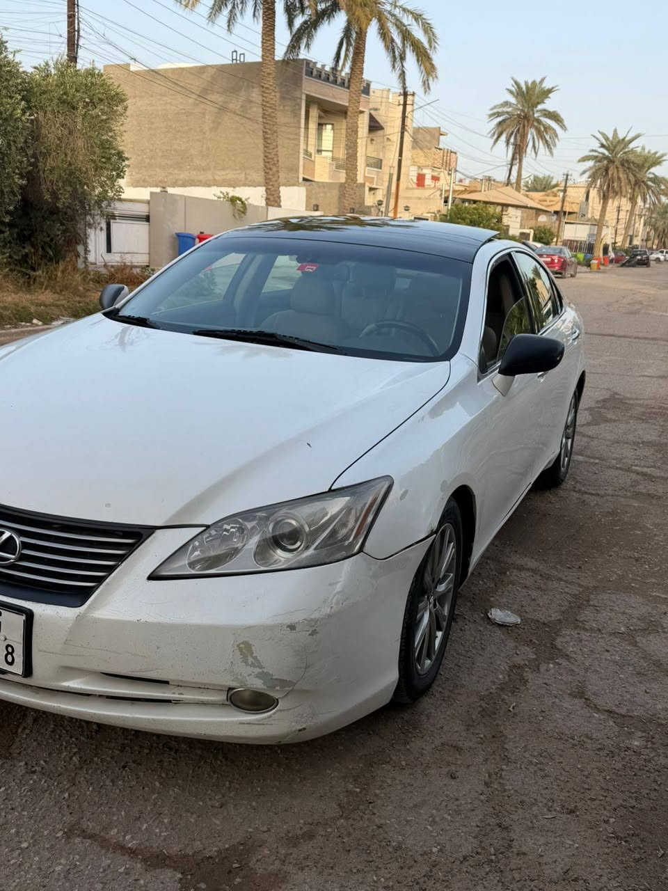 السلام عليكم
لكزز es350 ٢٠١١ كفاله من الكص والضربة السيارة جاهزة متومه سليمانيه بدون سنوية للبيع مكانها بغداد للتواصل 
***********
