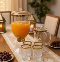 طقم عصير اكريليك • طويريج عمارة الحضيري • مجمع الجنائن