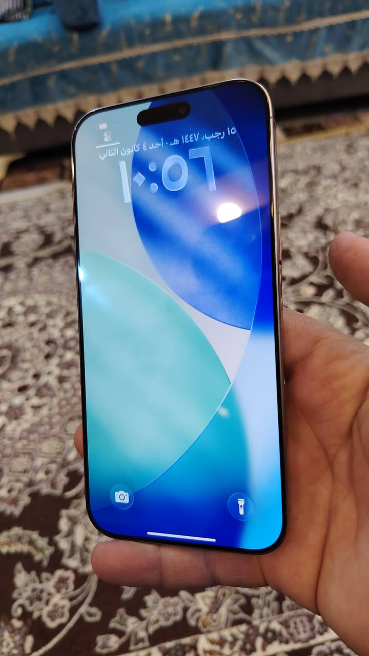 سلام عليكم ايفون 16 برو ماكس الجهاز نضيف حيل وتر مامفتوح ماستر وكارتونه مطابقه الجهاز بعده ماستر ذاكره 256 وبطاريته 92 مشحون 363 مره زلغ مابي الجهاز نموذج ام شرق أوسط السعر 1325 وبي مجال المكان بغداد البياع رقم الهاتف ***********
