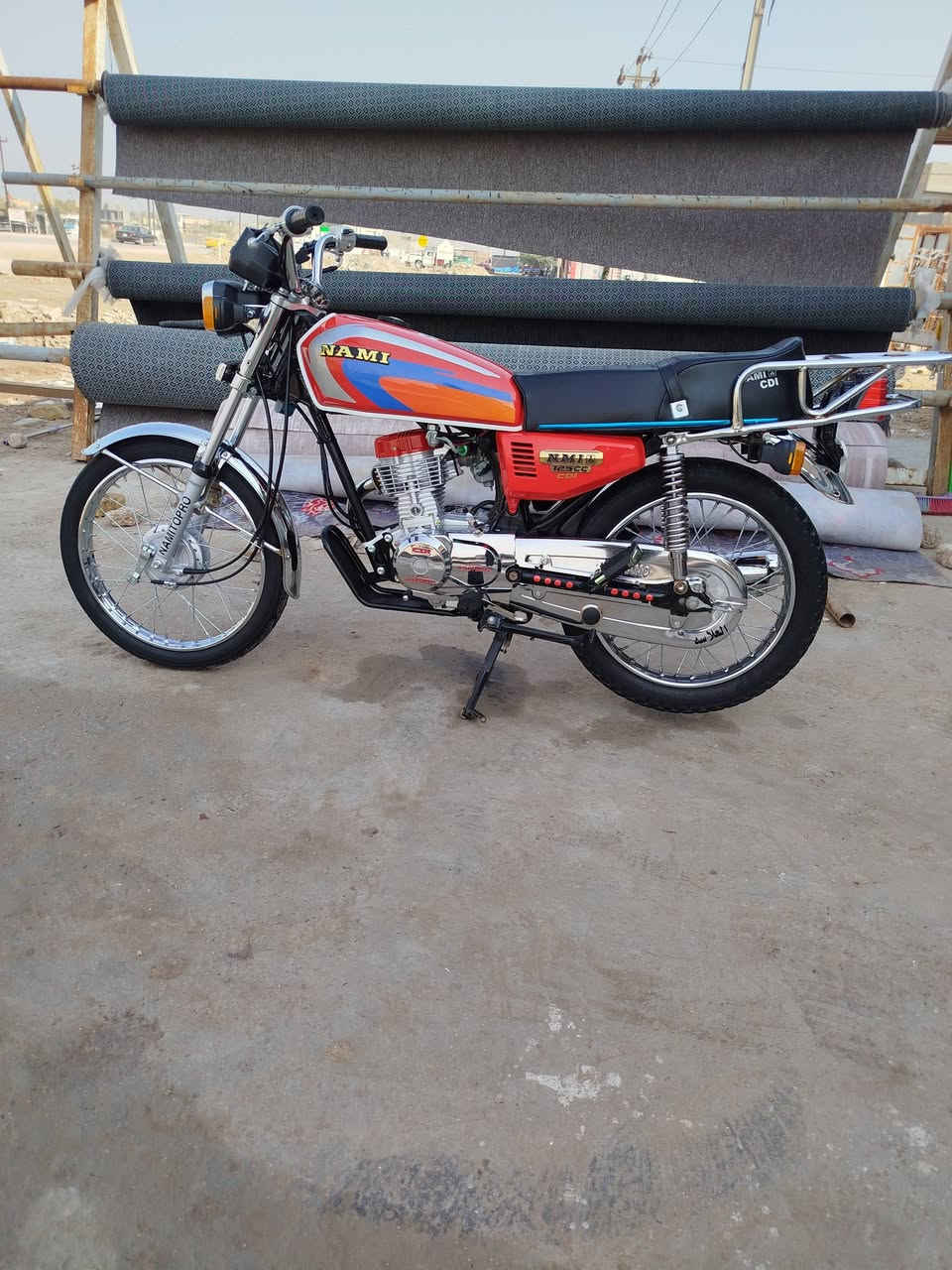 السلام عليكم 
دراجه تعمير غراض كله اصلي ومكينه تيربو 
السعر عالخاص 
مكاني حله سيف سعد 
الرقم:***********
