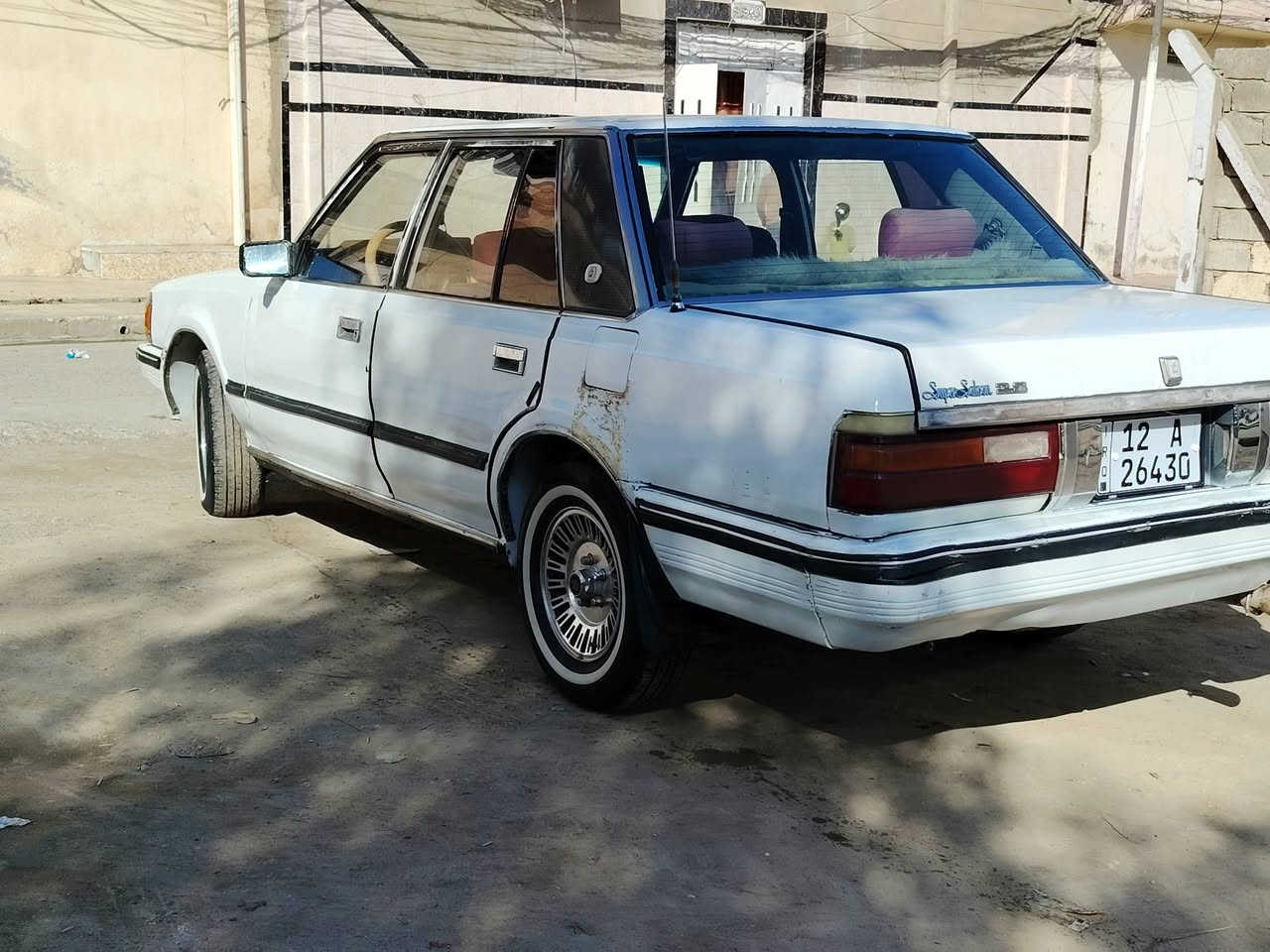 السلام عليكم
السلام عليكم
سوبر للبيع. موديل85گير ومحرك واكسن شرط 
رقم وهزه جديد سيارة مصبوغه جماليه طخم  امامي وخلفي
جديد السعر37وبيها مجال
الشاري يتصل. 
***********
***********
