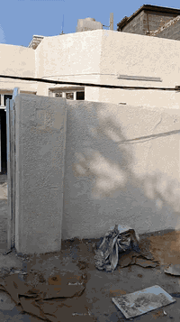 بيت مساحه 150 او 160 متر مربع بدايه المنطقة بناء طابوق سكف عكاده خدمات...