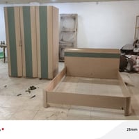 غرفة نوم • ديكور • أثاث خشبي