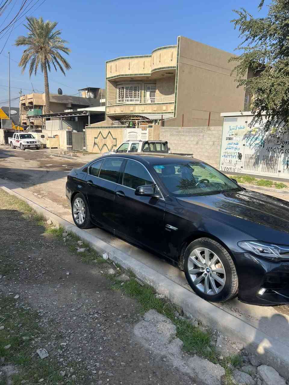 للبيع BMW F10
2011 رقم صلاح الدين مشروع وطني بأسمي 
وارد امريكي كلين تايتل بيها بارد بالجاملغ الامامي الايسر 
فول مواصفات السيارة 
جاهزة من كلشي مابيها نقص
محرك 6 سلندر 3500 
N55 
مكان السيارة بغداد الدورة 
السعر 170 ورقة بيها مجال 
***********
